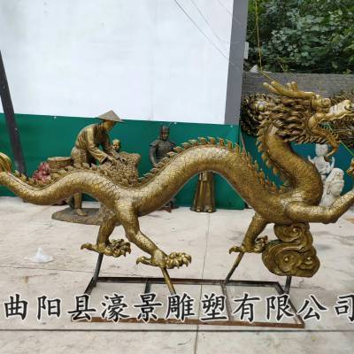 廠家制作 玻璃鋼雕塑 景觀雕塑 花園裝飾擺件工藝品 十二生肖噴水龍